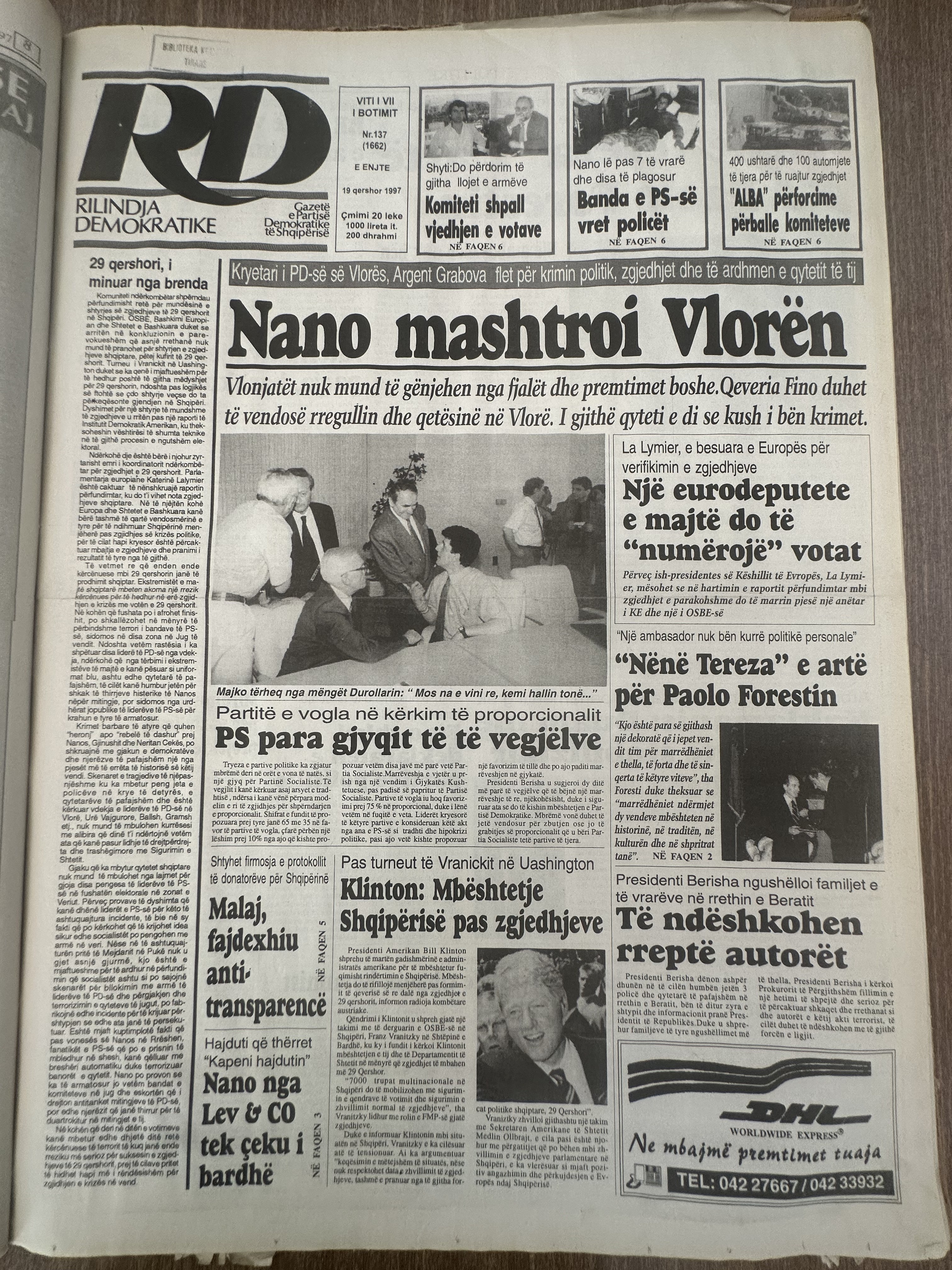 Rilindja Demokratike 1997-06-19